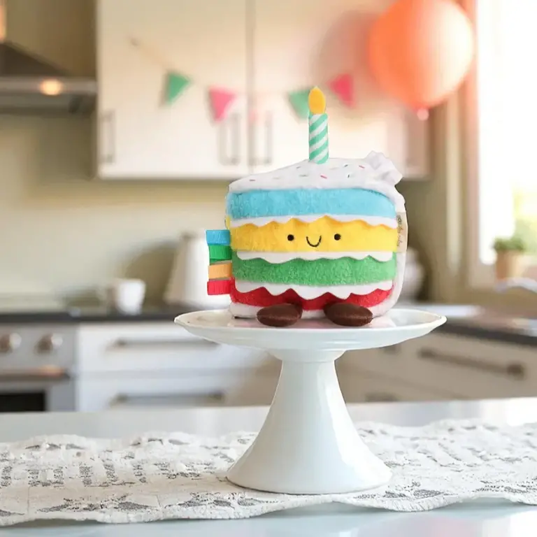 ITZY RITZY PELUCHE SWEETIE SNUGGLES - SPRINKLES LE GÂTEAU