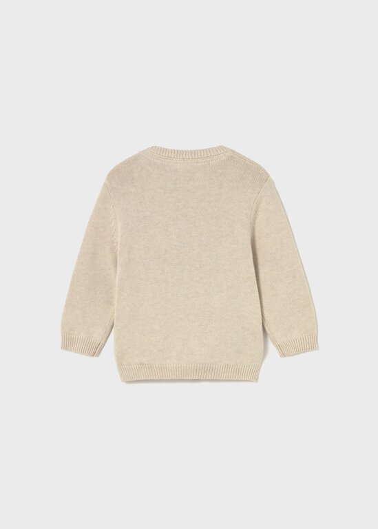 MAYORAL PULL INTARSIA OURS - CÉRÉALE