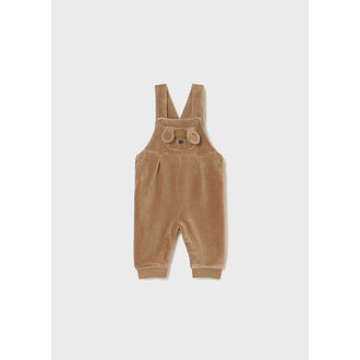 MAYORAL SALOPETTE CHIEN EN VELOURS CÔTELÉ - CARAMEL