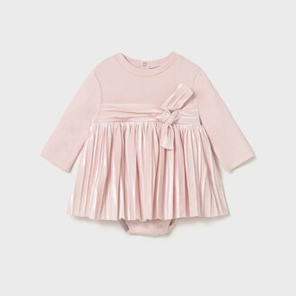 MAYORAL ROBE EN VELOURS - ROSE