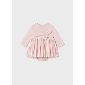 ROBE EN VELOURS - ROSE