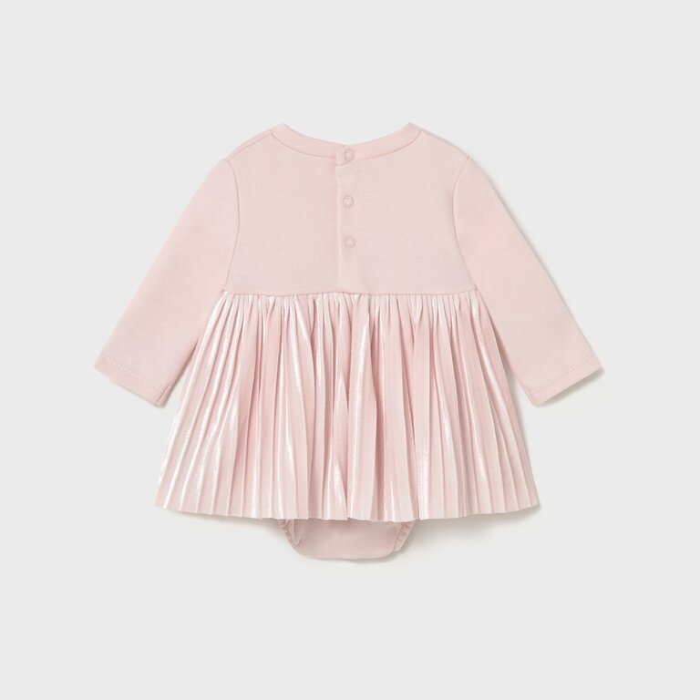 MAYORAL ROBE EN VELOURS - ROSE