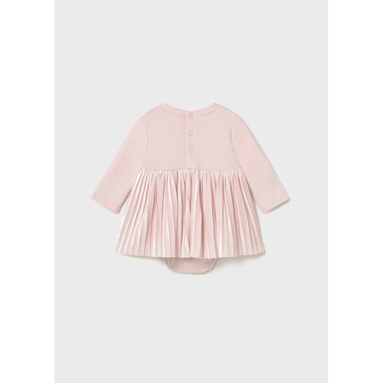 MAYORAL ROBE EN VELOURS - ROSE