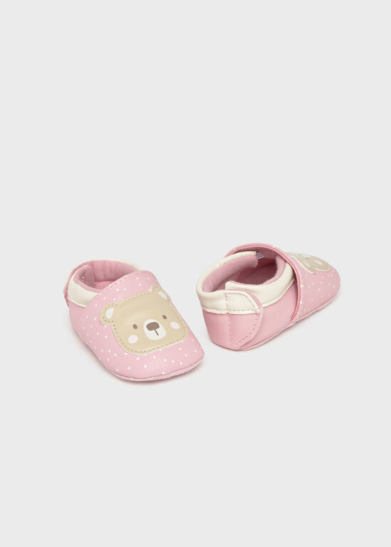 CHAUSSONS SIMILICUIR OURSON - QUARTZ