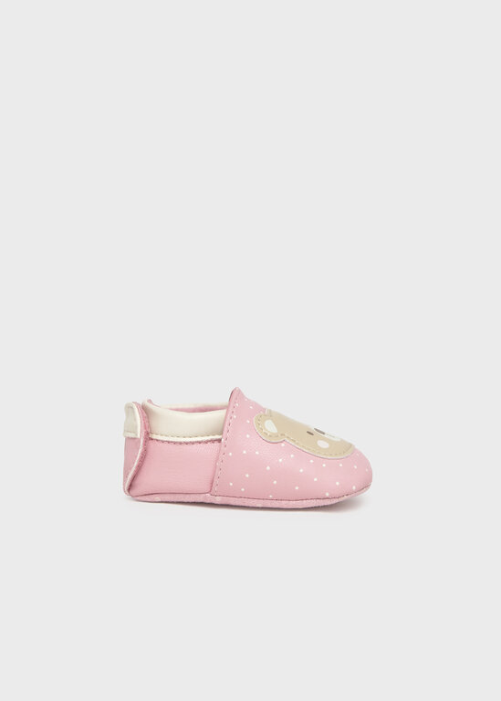 CHAUSSONS SIMILICUIR OURSON - QUARTZ