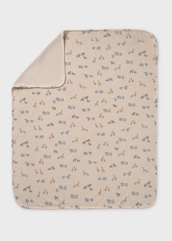 MAYORAL COUVERTURE IMPRIMÉE SAFARI - BLUE BELL