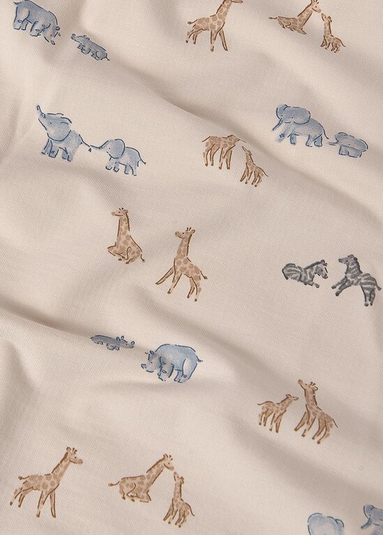 MAYORAL COUVERTURE IMPRIMÉE SAFARI - BLUE BELL