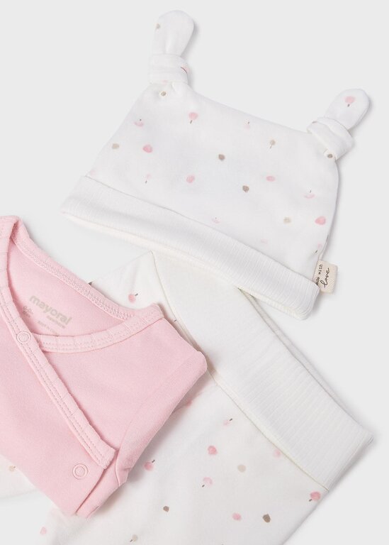 MAYORAL ENSEMBLE 2 PIÈCES ET BONNET - QUARTZ