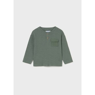 MAYORAL CHANDAIL MANCHES LONGUES MAILLE CÔTELÉ - VERT SAPIN