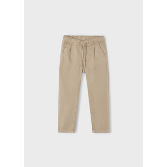 PANTALON JOGGER CHINO - CAJOU
