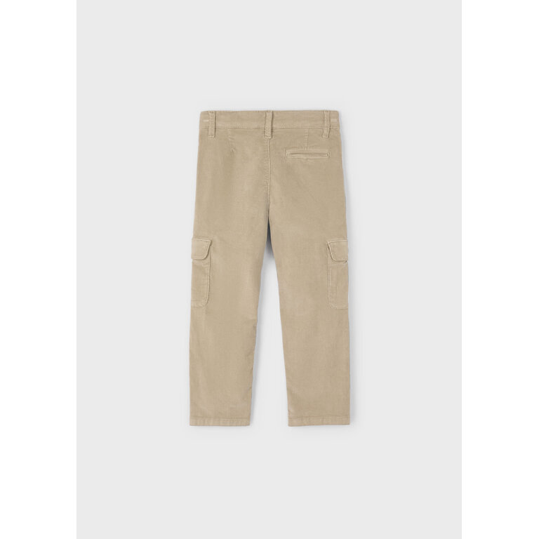 MAYORAL CORDUROY CARGO PANTS - WHEAT