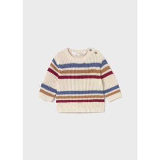PULL À RAYURES TRICOLORES - CÉRAMIQUE