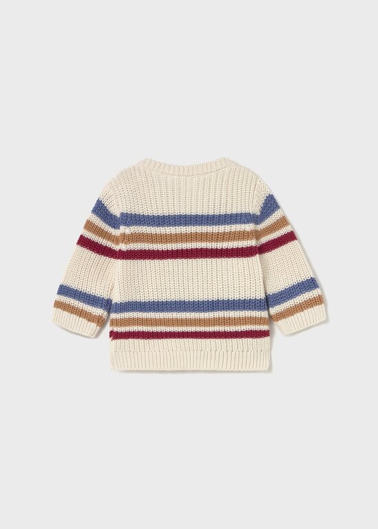 PULL À RAYURES TRICOLORES - CÉRAMIQUE