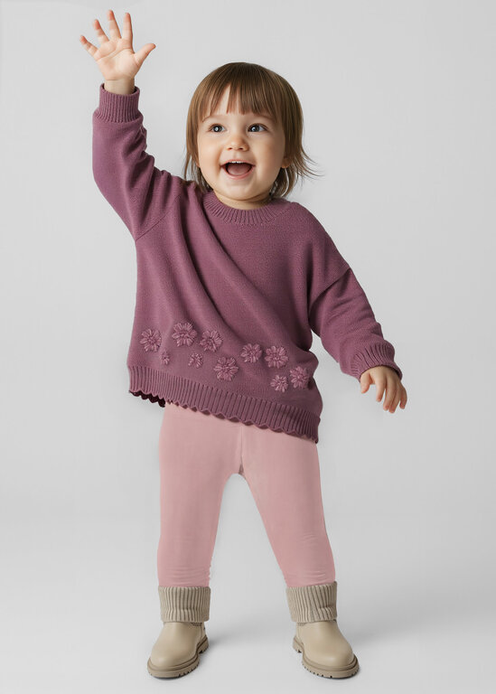 MAYORAL LEGGING EN VELOURS - QUARTZ