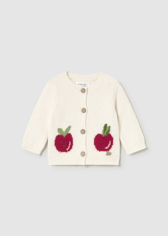 MAYORAL CARDIGAN EN TRICOT POMME - CÉRAMIQUE