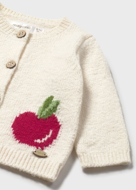 MAYORAL CARDIGAN EN TRICOT POMME - CÉRAMIQUE