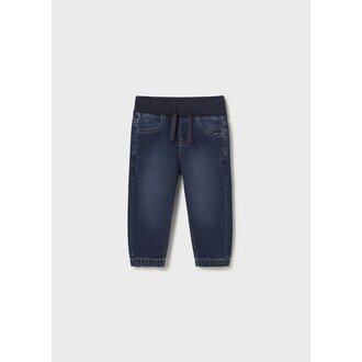 MAYORAL JOGGER EN DENIM SOUPLE - BLEU FONCÉ