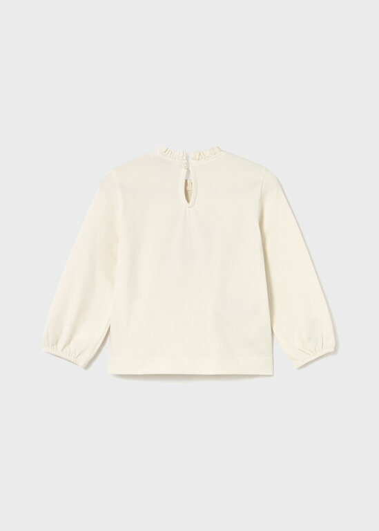 MAYORAL  CHANDAIL MANCHES LONGUES FILLETTES - FRAMBOISE