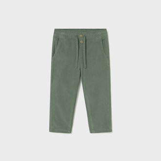 MAYORAL PANTALON EN VELOURS - VERT SAPIN