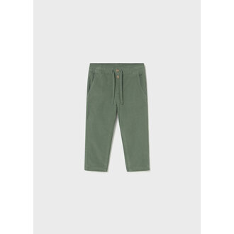 PANTALON EN VELOURS - VERT SAPIN