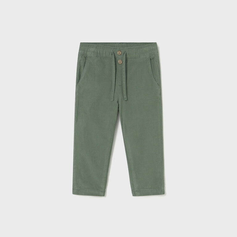 MAYORAL PANTALON EN VELOURS - VERT SAPIN