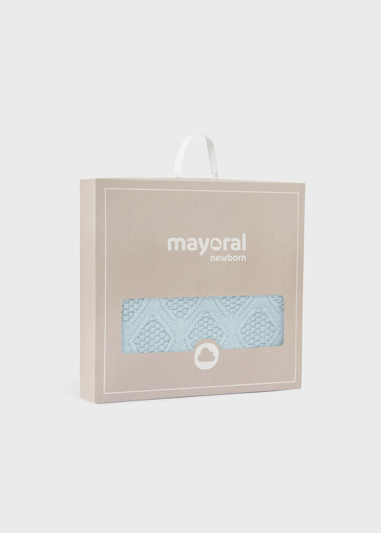 MAYORAL COUVERTURE EN TRICOT - PLUIE