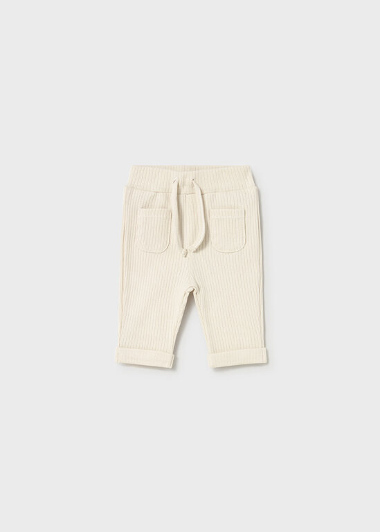 MAYORAL PANTALON POUIR BÉBÉ CÔTELÉ - BEIGE