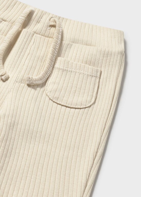 MAYORAL PANTALON POUIR BÉBÉ CÔTELÉ - BEIGE