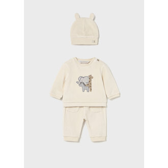 MAYORAL ENSEMBLE EN VELOURS SAFARI - CÉRAMIQUE