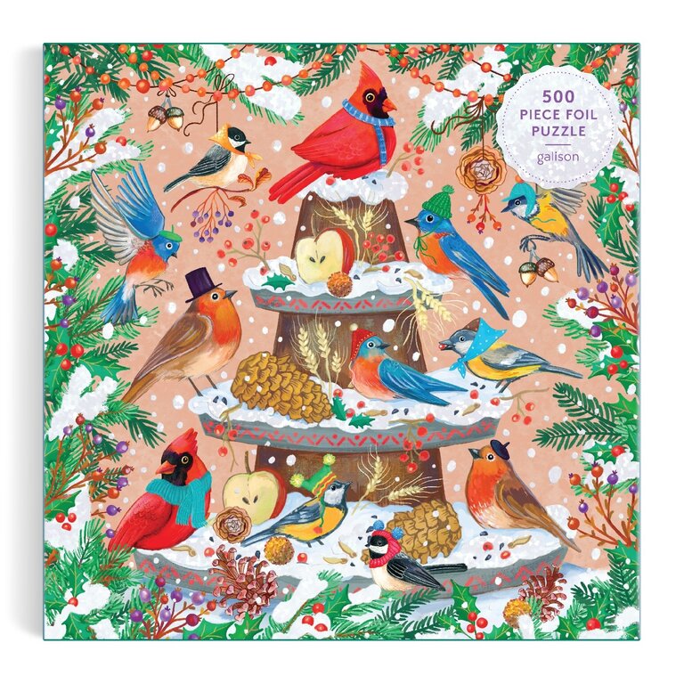 GALISON PUZZLE 500 PCS - FESTIVE HEATHERS