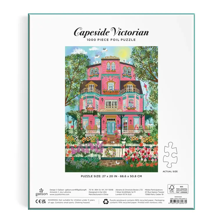 GALISON PUZZLE 1000 PCS - CAPESIDE VICTORIAN