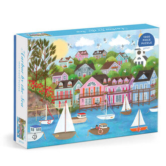 GALISON PUZZLE 1000 PCS - HARBOR BY THE SEA