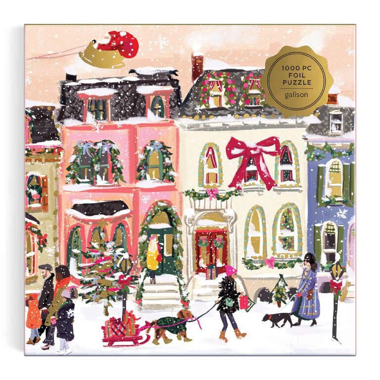 GALISON PUZZLE 1000 PIÈCES - SNOWFALL ON MAIN STREET