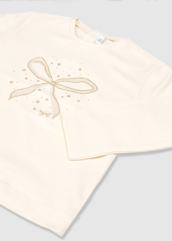 CHANDAIL MANCHES LONGUES BOUCLE IMPRIMÉE - MACCHIATO