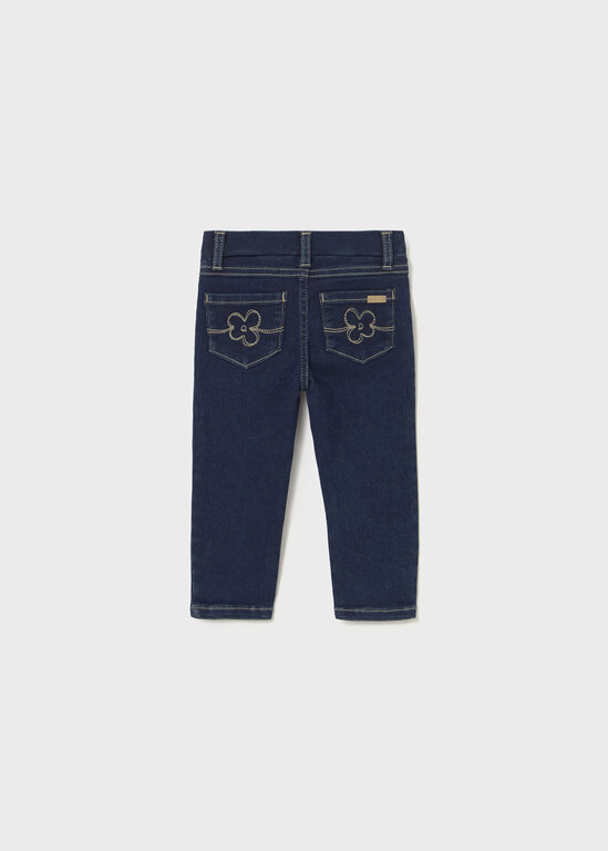 MAYORAL JEANS SLIM FIT POCHES BRODÉES - FONCÉ