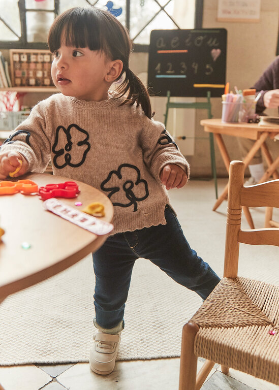 MAYORAL JEANS SLIM FIT POCHES BRODÉES - FONCÉ