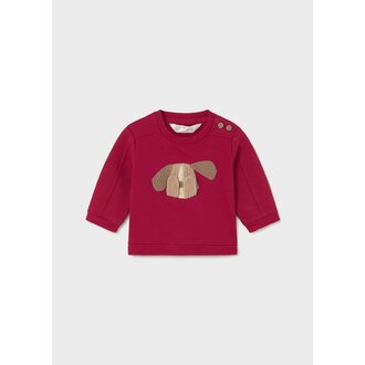 SWEAT INTERACTIF CHIEN - CERISE