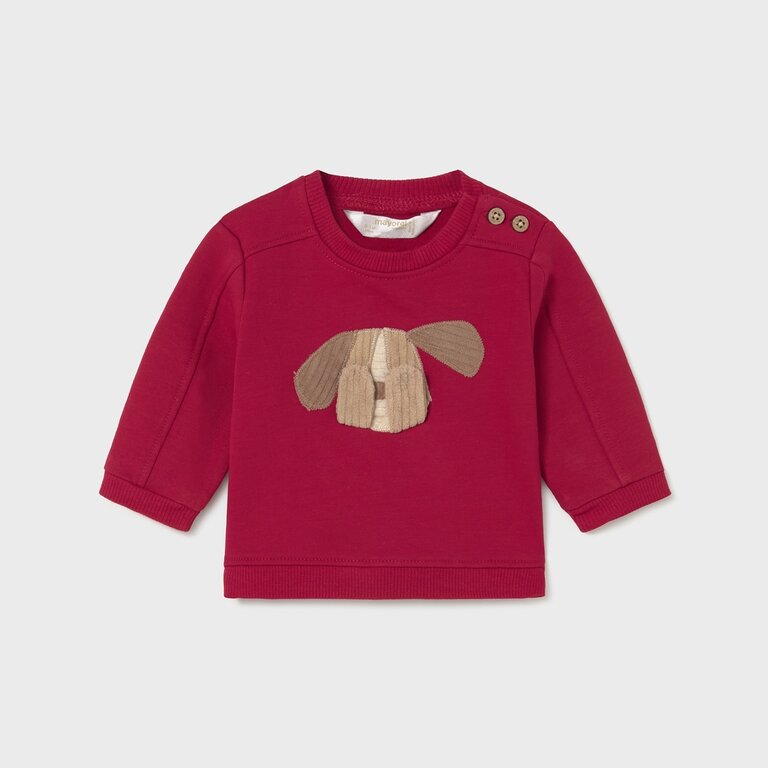 MAYORAL SWEAT INTERACTIF CHIEN - CERISE