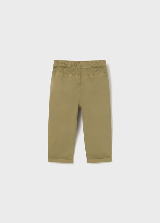 PANTALON SERGÉ À POCHES - CAMEL