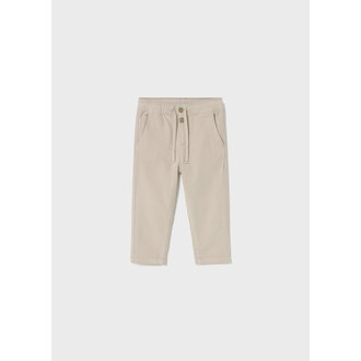 PANTALON EN VELOURS DOUBLÉ - TAUPE
