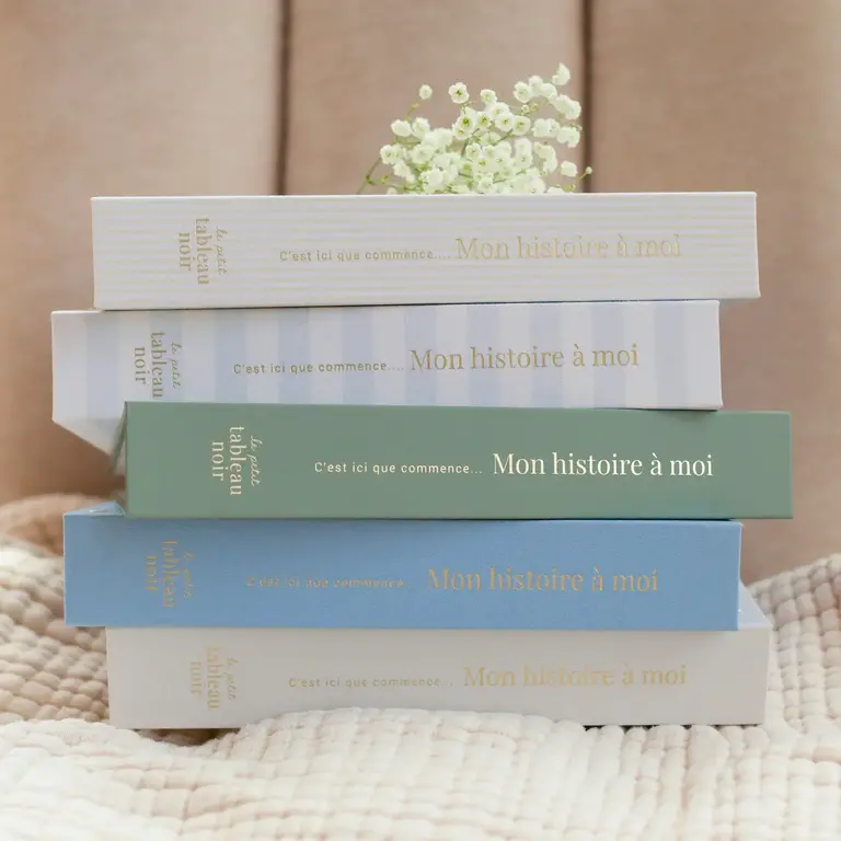 LE PETIT TABLEAU NOIR ALBUM DE NAISSANCE - BLEU