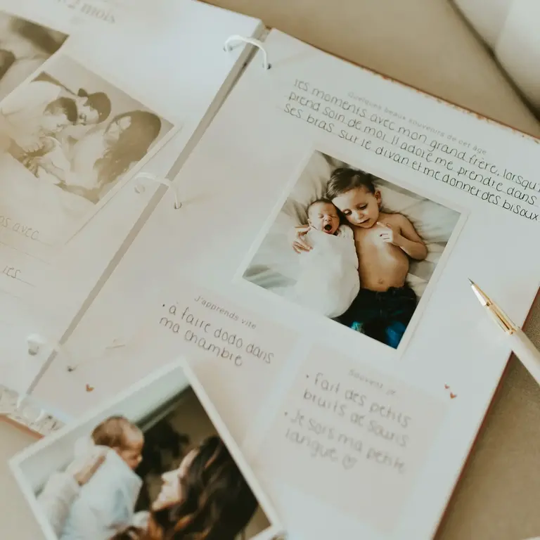 LE PETIT TABLEAU NOIR ALBUM DE NAISSANCE - BLEU