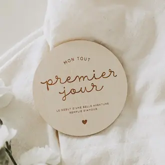 LE PETIT TABLEAU NOIR PASTILLE DE BOIS - NAISSANCE