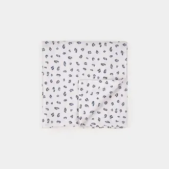 PETIT LEM COUVERTURE EN MOUSSELINE A IMPRIMÉ DE LÉOPARD