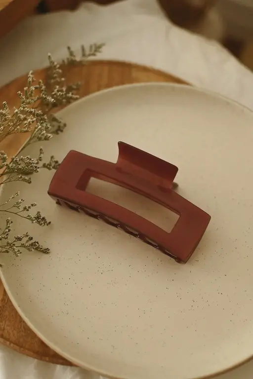 SOHA PINCE À CHEVEUX XL - AUBERGINE