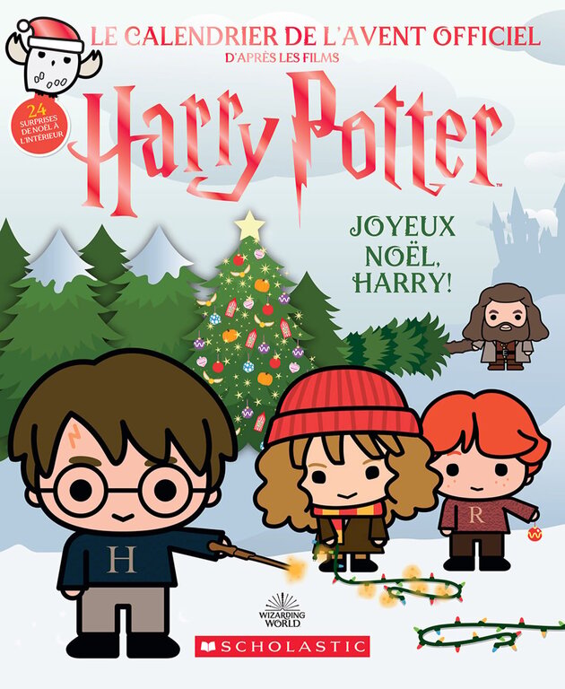 SCHOLASTIC LE CALENDRIER DE L'AVENT HARRY POTTER - JOYEUX NOËL, HARRY!