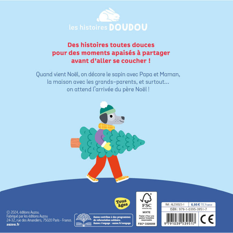 AUZOU LIVRE - LES HISTOIRES DOUDOU - MON NOËL EXCEPTIONNEL