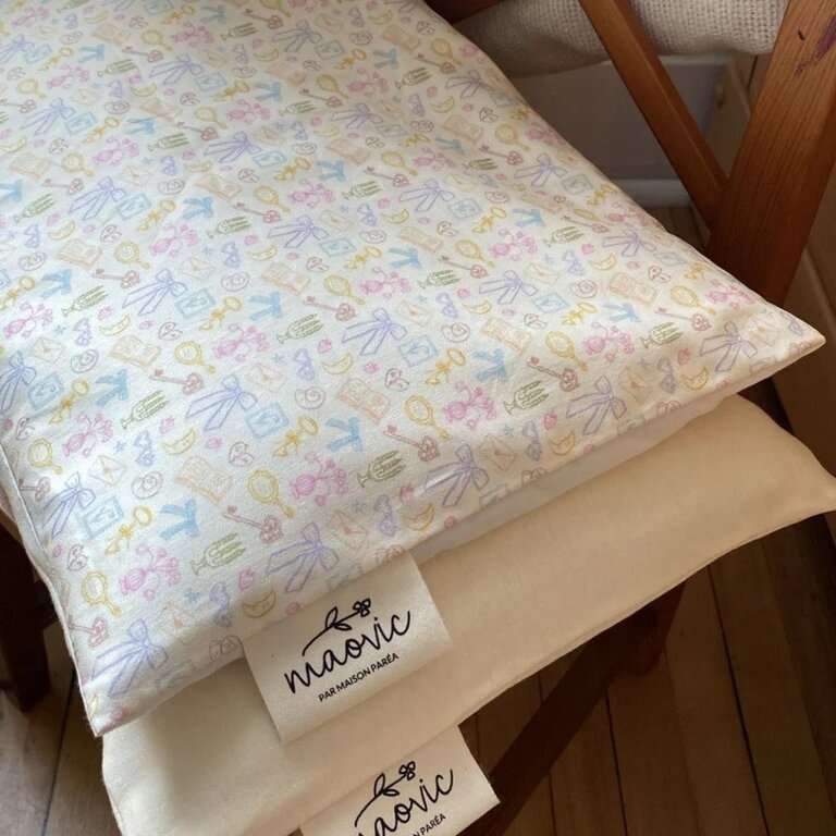 MAOVIC HOUSSE POUR OREILLER EN ÉCALES DE SARRASIN - OLIVIA