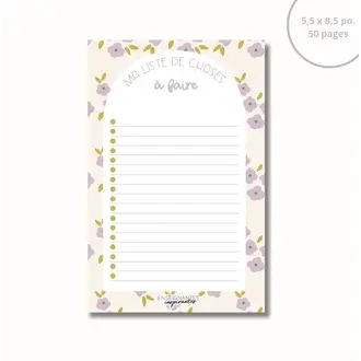 ENSEIGNANTES INSPIRANTES BLOC-NOTE : MA LISTE DE CHOSES À FAIRE - LAVANDE