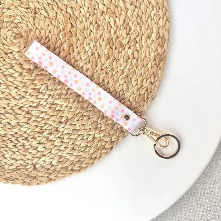 ENSEIGNANTES INSPIRANTES LANIÈRE COURTE - SOURIRES ET FLEURS PASTELS